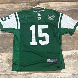 Green and White Football Jersey Tim Tebow New York Jets